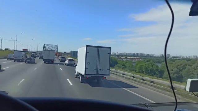 Погрузка краном, первый раз по Москве на фуре