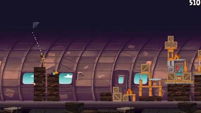 Angry Birds Rio - Mac Game Smugglers' Plane Golden Mango Walkthrough Level 12-3 Orange Bird смотреть онлайн