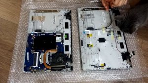 Разборка и замена клавиатуры Samsung NP NP300 / Disassembly and replacing the keyboard
