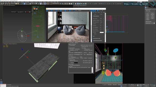 Убираем пикселизацию предпросчета в интерактиве Corona Renderer от CGBandit смотреть онлайн
