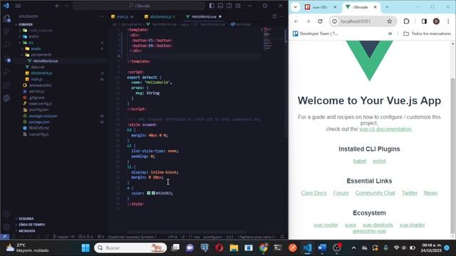 Como crear una web multilenguaje en vue.js usando la librería de i18n смотреть онлайн