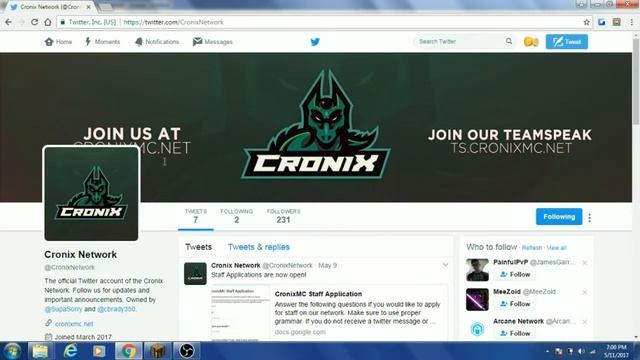 Cronix Network + Staff series? смотреть онлайн