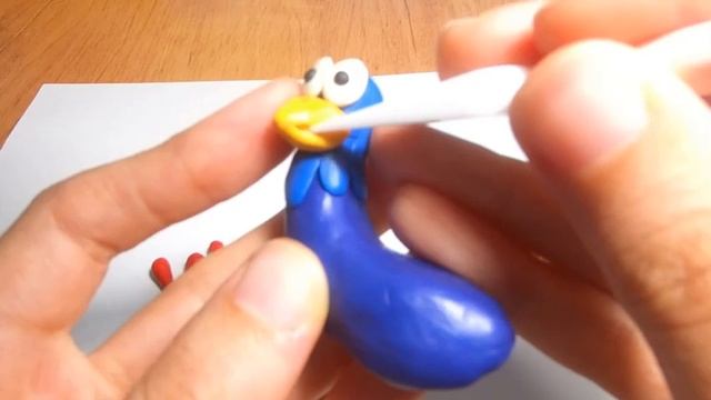 Петушок мультяшка из пластилина, Как слепить Петуха из пластилина?/Видео лепка смотреть онлайн
