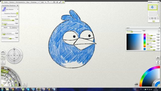 How to draw Angry birds, Blue, Como dibujar Angry birds, Как нарисовать Angry birds смотреть онлайн