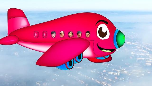 Jannie and Maddie Four Colors Airplane Stories for Kids смотреть онлайн