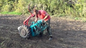 картофелекопалка ккм-2а полное испытания по мокрой земле