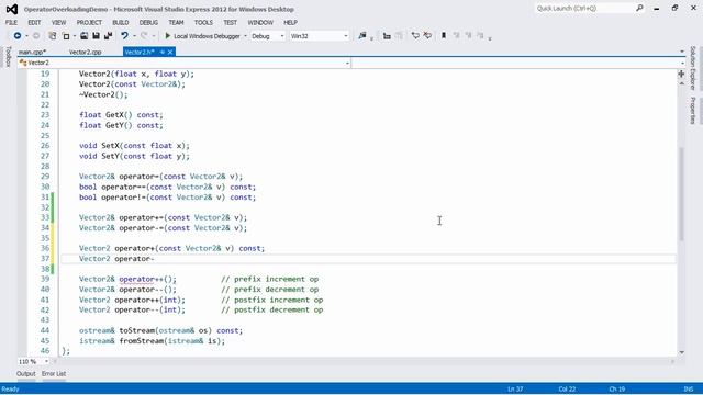 C++ Tutorial: Operator Overloading Part 7 - Addition and Subtraction Operators смотреть онлайн
