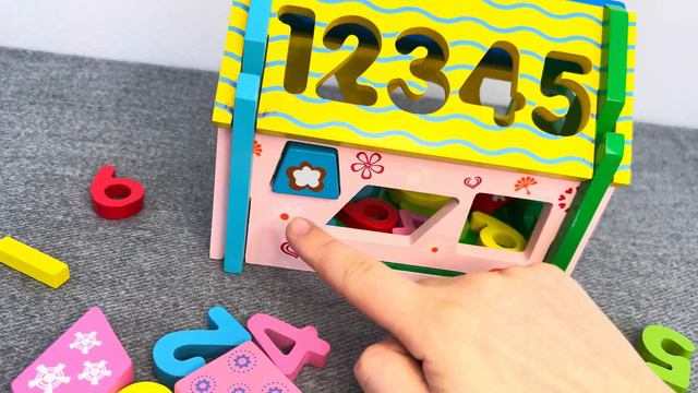 Best Learn Numbers & Counting 1 - 10, Shapes With Wooden Toys | Preschool Toddler Learning Video