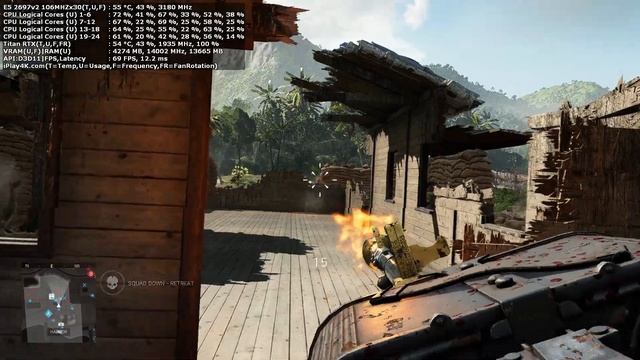 BFV Xeon E5 2697 v2 | Battlefield V Titan RTX | bfV 1080p | Xeon E5-2697 v2 | Titan RTX | bfV DX11 смотреть онлайн