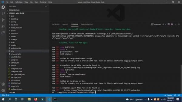 02 Laravel Authentication and git GitHub push