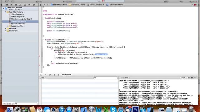 Debugging your code in Xcode (Parse) смотреть онлайн