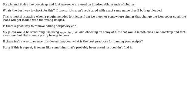 Wordpress: Best way to enqueue extremely popular scripts like bootstrap and font awesome смотреть онлайн