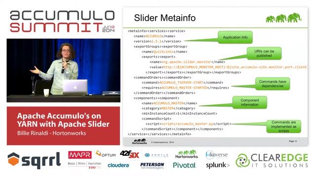 Accumulo on Yarn - Billie Rinaldi смотреть онлайн