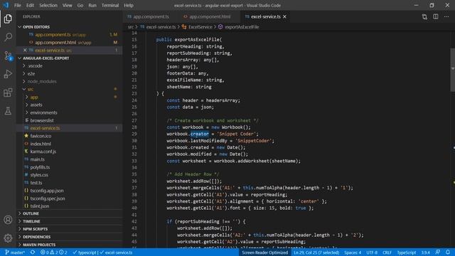 [Angular] Export to Excel | SnippetCoder | LEARN.CODE.CREATE | HD Video смотреть онлайн