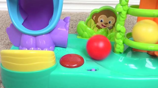 Baby Toys Bright Starts Having A Ball Jungle Fun Ball Climber with Chloe! смотреть онлайн