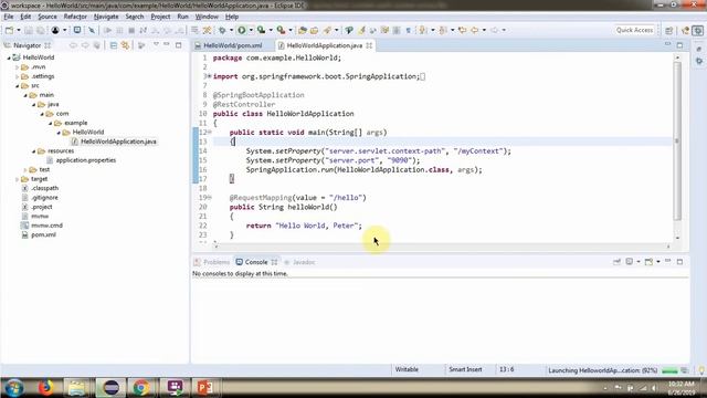 Modifying Default Context Path and Port with Java System Properties | Spring Boot tutorial смотреть онлайн