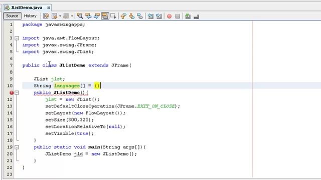 Java Swing Tutorial 34 || Creating List Items using JList || Java Swing смотреть онлайн