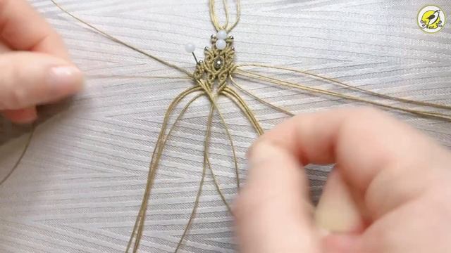 Macrame By Afeng: 2021-26｜Macrame Tutorial｜Macrame Necklace｜The Same Way To Make Earrings ｜编绳｜DIY｜