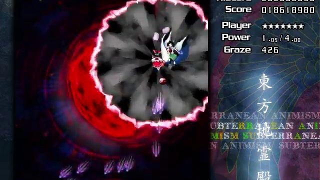 東方地霊殿 - Subterranean Animism - Black Squares of Death Stage 6 смотреть онлайн