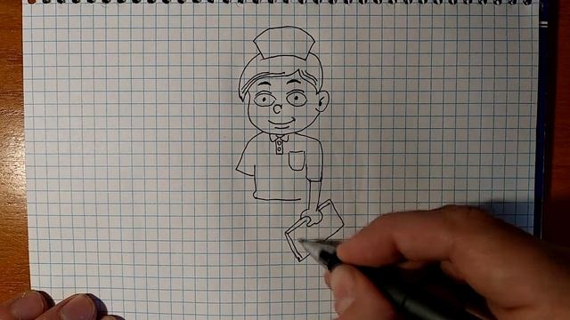 КАК НАРИСОВАТЬ МЕДСЕСТРУ / рисунки для детей ♥ смотреть онлайн