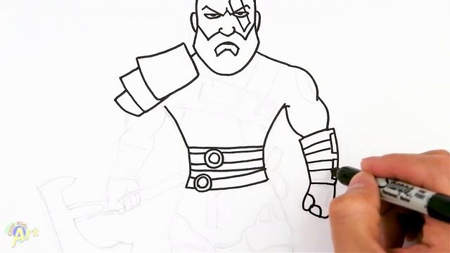 How to Draw Kratos | God of War смотреть онлайн