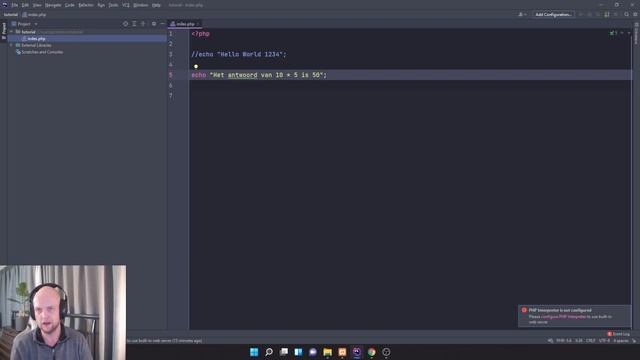 Datatype: String en INT - PHP Tutorial 03 смотреть онлайн