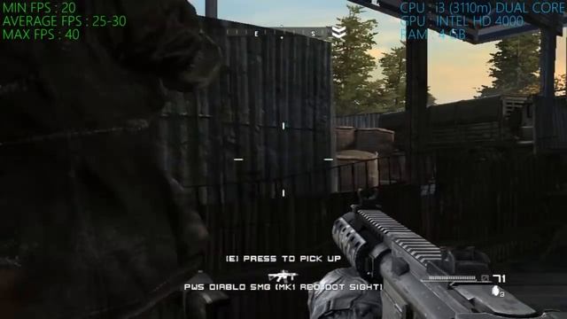 HOMEFRONT | LOW END PC TEST | INTEL HD 4000 | 4 GB RAM | i3 | смотреть онлайн