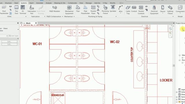 REVIT MEP ( HVAC + PLUMBING )COURSE - COMPLETE FROM SCRATCH ( AUTOCAD DWG) TO REVIT MODEL - PART 4 смотреть онлайн