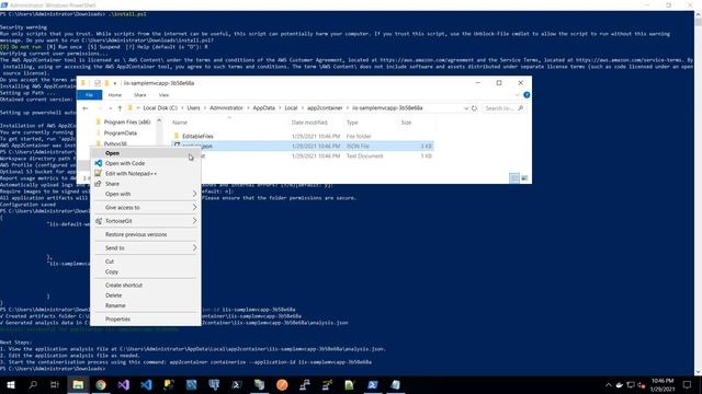 How to containerize a .NET application into Amazon ECS using AWS App2Container (A2C) смотреть онлайн