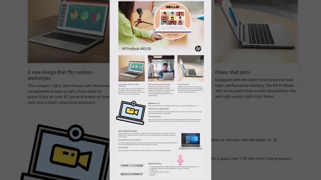 HP ProBook 440 G8 Notebook |11th Gen Intel Core i5 |14 inch(35.6cm) | (8GB RAM/512GB SSD ) | Deal смотреть онлайн