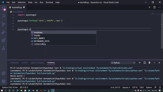 Keyboard Automation Finished (Part -2) in Python | pyautogui #8 смотреть онлайн