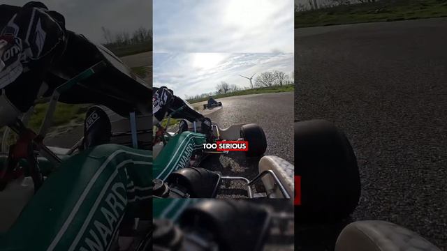 That was close😅 #f1 #racing #karting смотреть онлайн