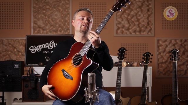 Sigma Guitars GTCE-2-SB смотреть онлайн