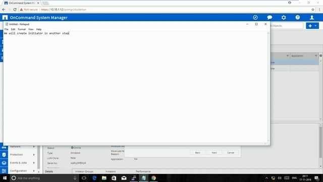 LUN Creation NetApp Cmode 9.4 смотреть онлайн
