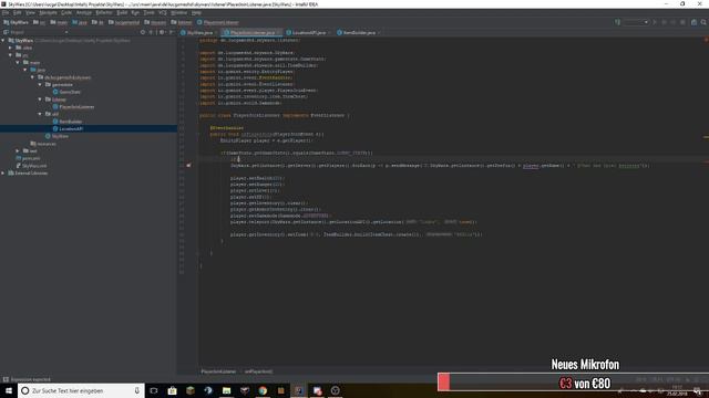 Minecraft GoMint SkyWars Plugin programmieren German/Deutsch #1 смотреть онлайн