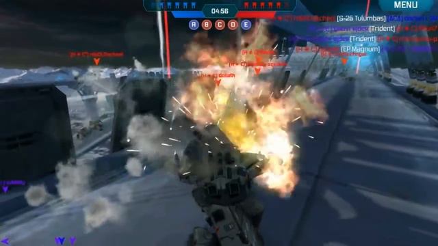 War Robots Clan Battle - EXE vs H*C LANCELOT RAMPAGE!! смотреть онлайн