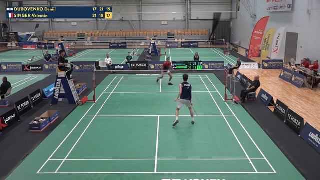 Match Point - Daniil Dubovenko vs Valentin Singer - MS, SF - Latvia Int. 2023 смотреть онлайн