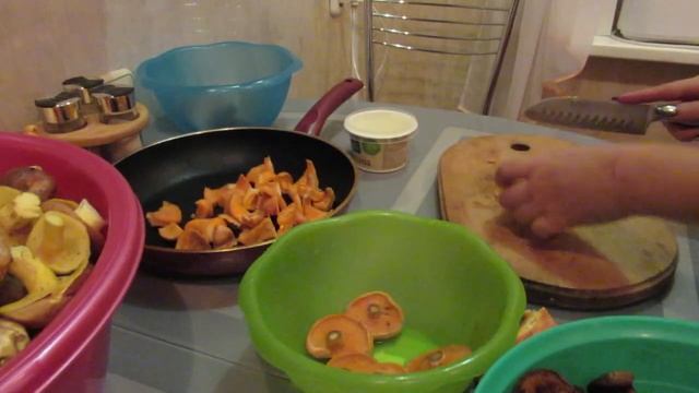 Рыжики в сметане!