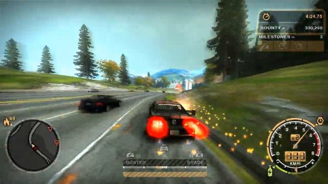 NFS Most Wanted: Прохождение за Рога Blacklist 12 Погоня [PC] смотреть онлайн