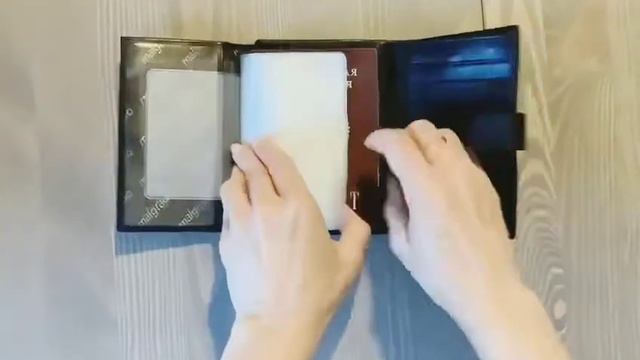 Портмоне из натуральной кожи Malgrado смотреть онлайн