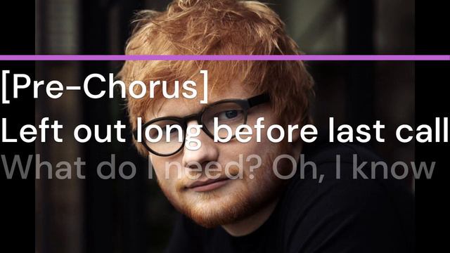 ED SHEERAN 