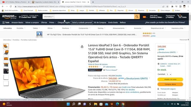 ? ¡Oferta Amazon! Lenovo Ideapad 3 Gen 6 i3 11ª Gen 512GB barato 349€ ¡29 DTO! Descuento | Opinión смотреть онлайн