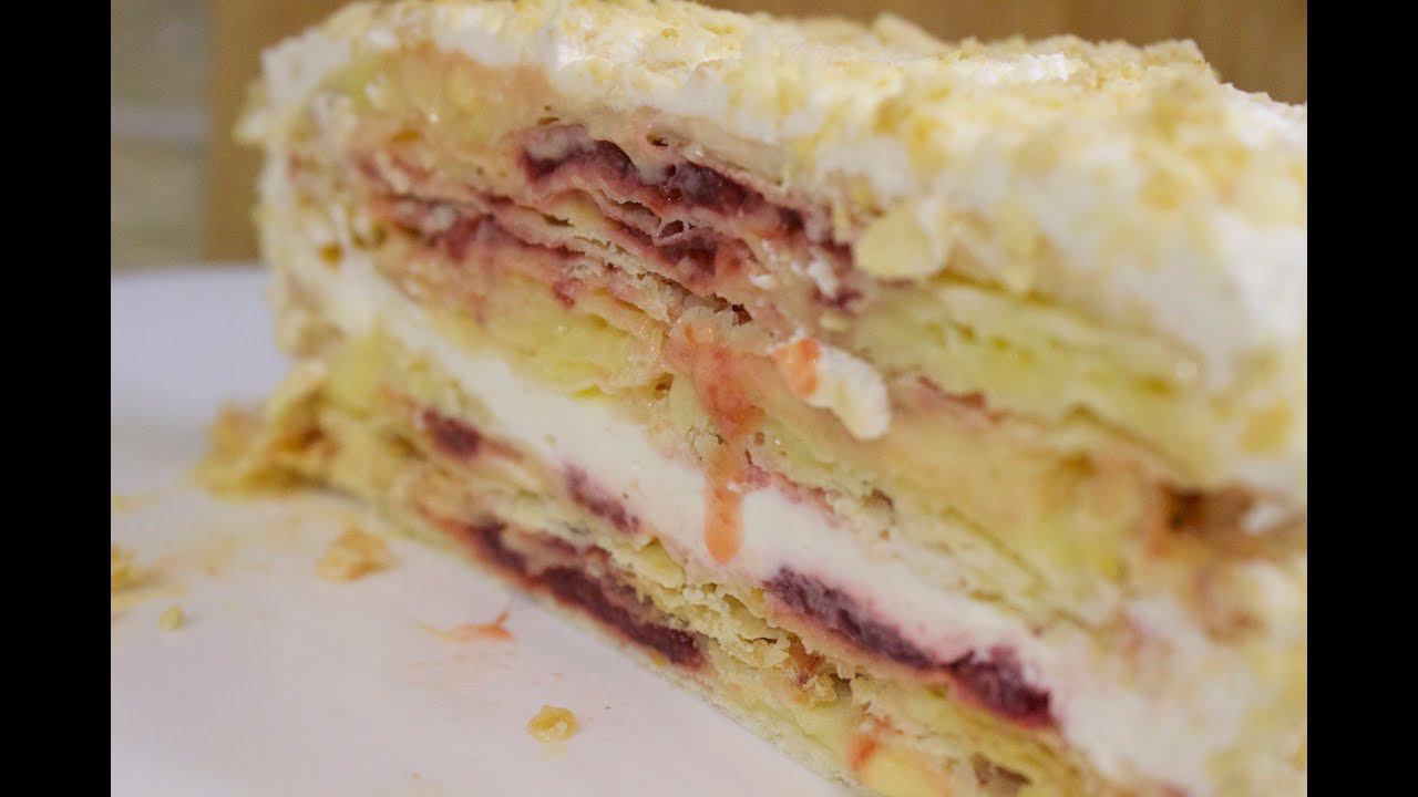 Домашний торт лимонно-клубничный