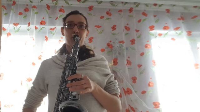 L. Vinchi - Sonata 1, Mov. 2 (saxophone Ekaterina Nikolaeva, Home Practice)