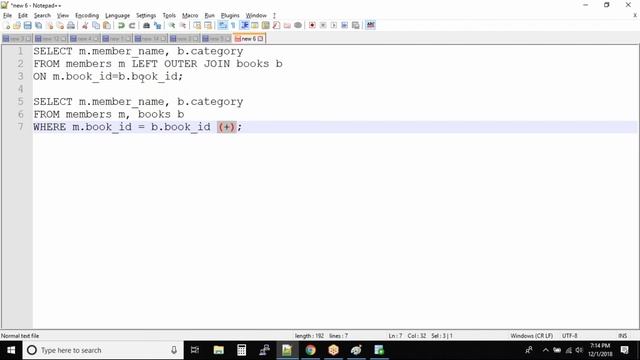 LEFT and RIGHT OUTER join - Traditional join method | Oracle SQL fundamentals смотреть онлайн
