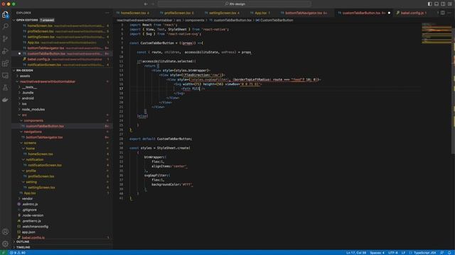 ? React Navigation navigationTutorial for beginners | Custom Tab and custom drawer Navigators смотреть онлайн