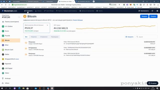 Все про Blockchain.com криптокошелек Explorer информация о транзакциях Exchange Биржа обзор смотреть онлайн