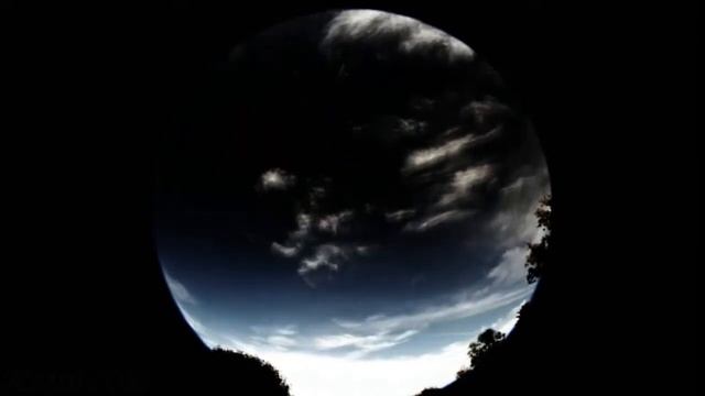 Interesting fisheye timelapse Cirrus+jet trails Canon SX10 V10380 смотреть онлайн