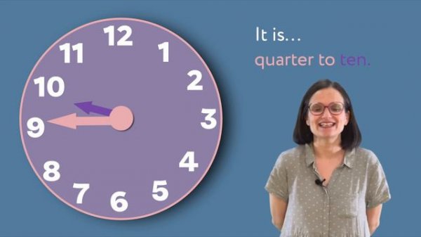 The Time Lesson. English with Us.