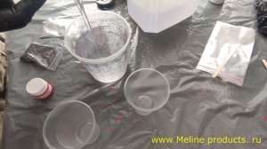 Набор №33. Столешница и фартук. Примыкание. Эпоксидная смола Metally epoxy.